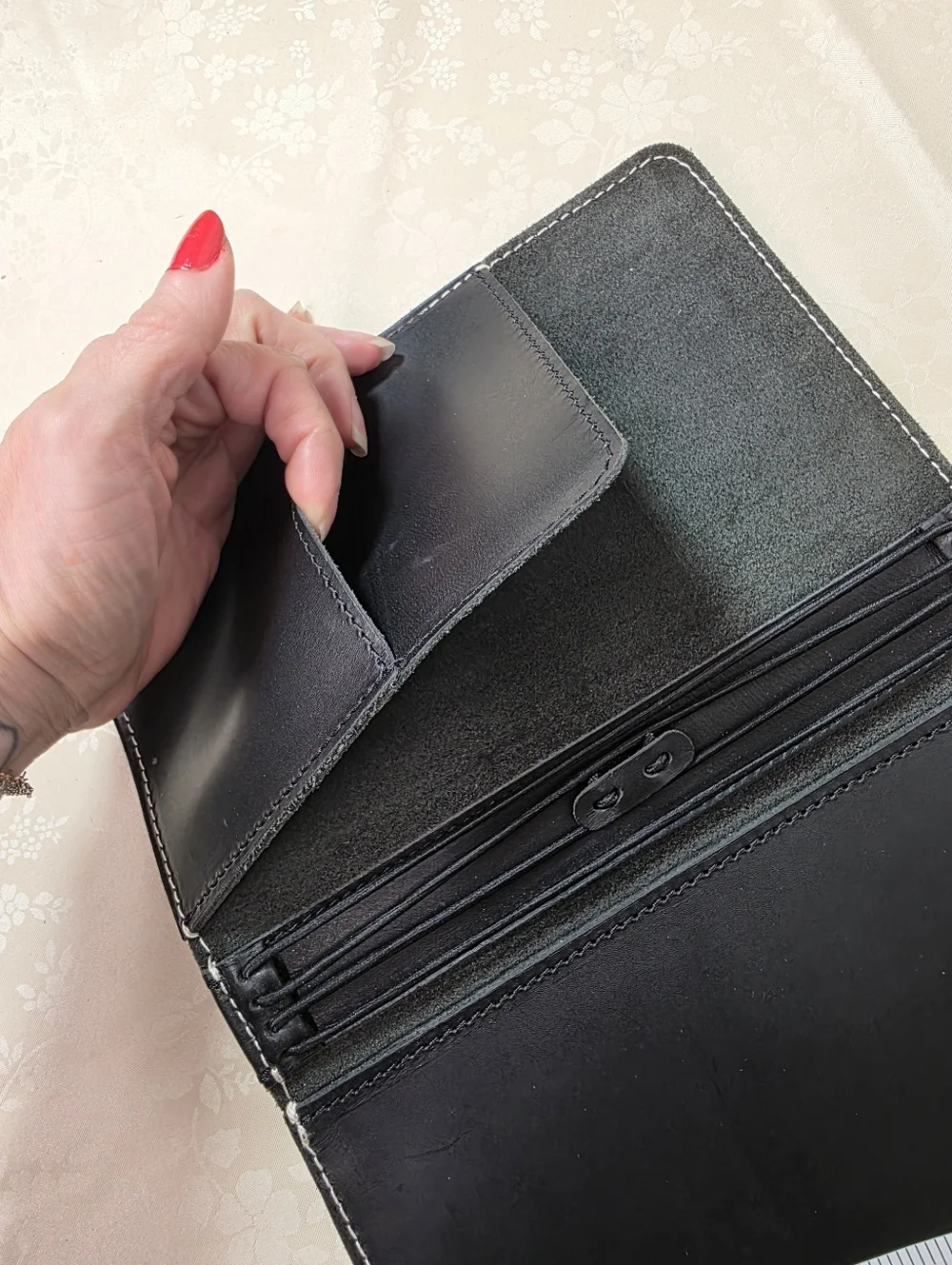 Black Leather Organizer Journal
